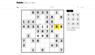 Game NYT Sudoku preview