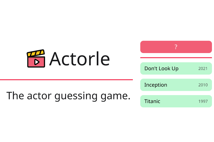 Game Actorle preview