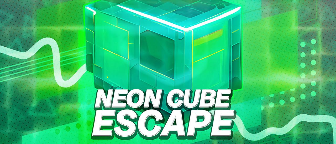 image game Neon Cube Escape - story pixel avoid-em-up