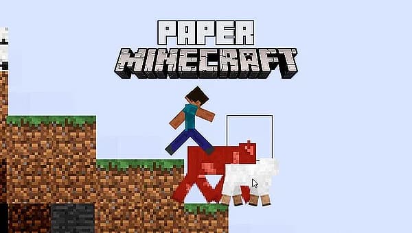 Spielvorschau Paper Minecraft