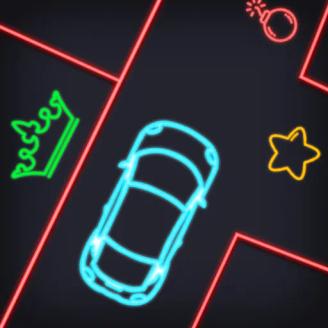 Game Neon car Puzzle preview