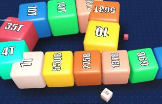 Game Cubes 2048.io preview