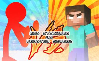 Game Red Stickman vs Monster School preview