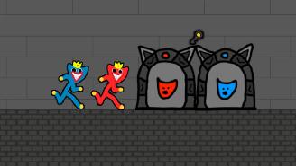 Game Red and Blue Stickman Huggy 2 preview