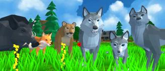 Game Wolf Simulator Wild Animals 3D preview