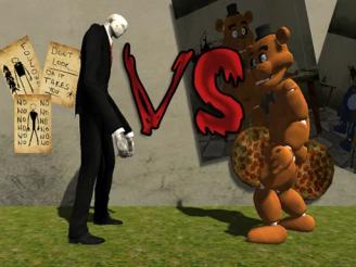 Game Slenderman vs Freddy the Fazbear preview