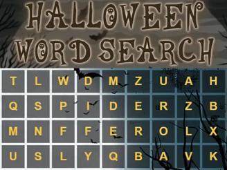 Game Halloween Word Search preview