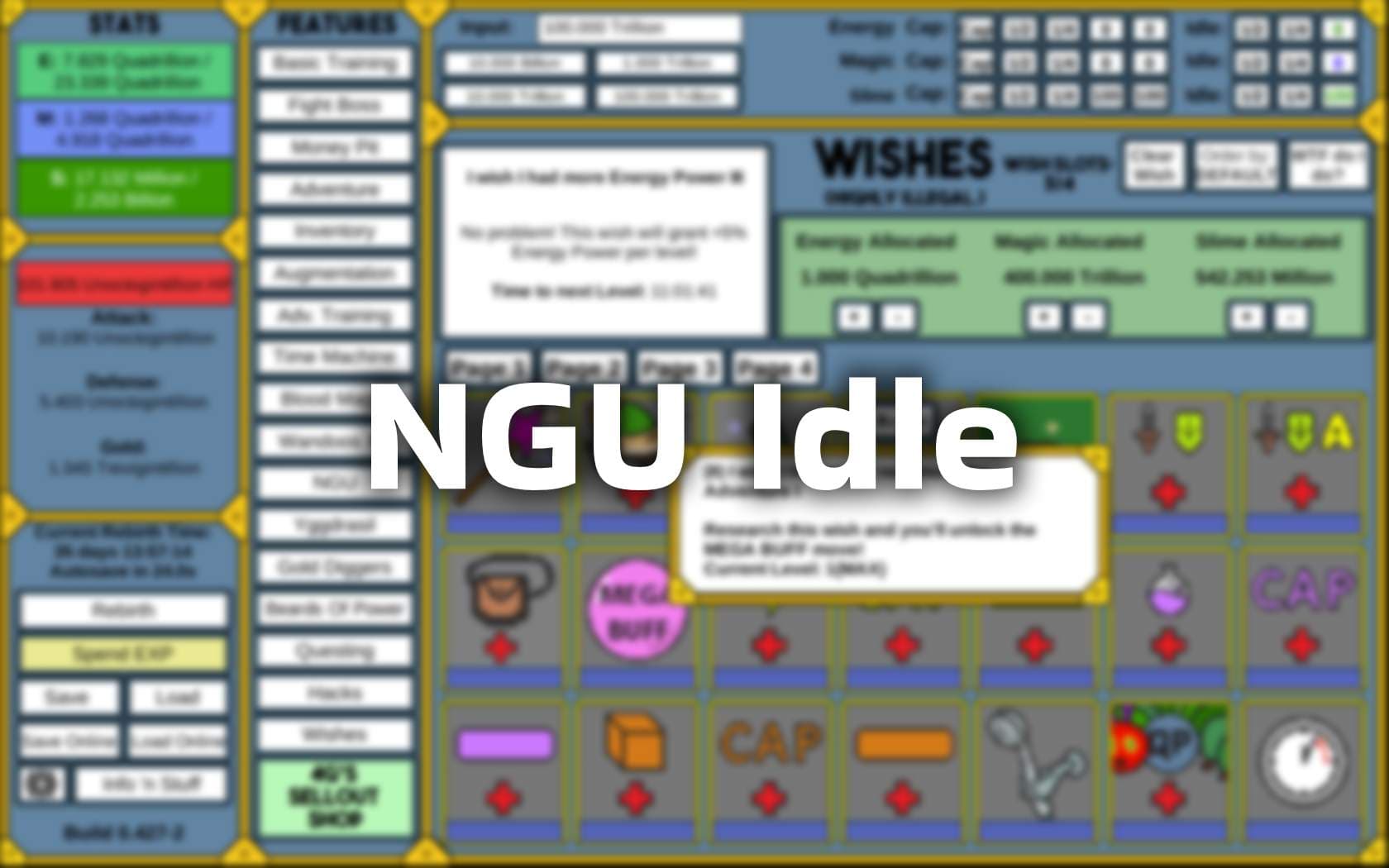 Game NGU IDLE preview